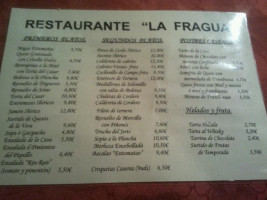 La Vera Garganta La Olla menu