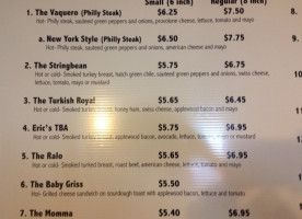 Pho Zero Degree menu