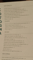 Cotogna menu