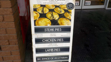 The Pie Place menu