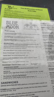 Blue Moon Tavern Grill menu