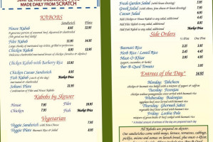 International Market Grill menu