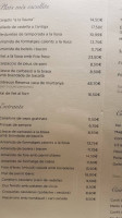 Cal Cofa menu