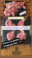 Hispano Carnes A La Piedra food
