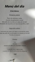 Mugiroko Benta Jatetxea menu