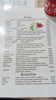 Pizzería Shardana menu