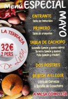 La Terraza De Lucia menu