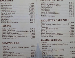 Arcoiris menu