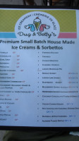 Dug Betty's Ice Creamery And Cafe menu