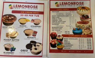 Lemonrose Kafe food