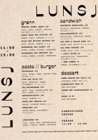 Aurora Restobar menu