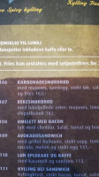 Egon Arendal menu
