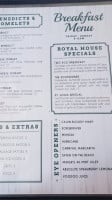 Royal House Oyster menu