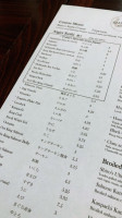 Shiro's Sushi Restaurant menu