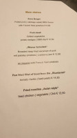 Postwirt Annaberg menu