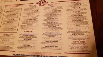 Rusteak Thornton Park menu