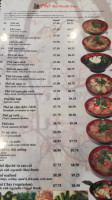 Phở Bắc Kỳ menu