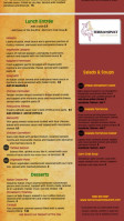 Terranova's Athens menu