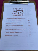Trespés menu
