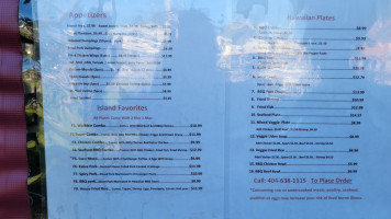 Waikikie Hawaiian Bbq menu