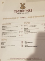Two Brothers Cafe And Grill menu