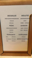 Cibeles Tapas menu