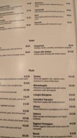 Caffe Gazelle menu