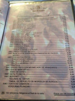 Las Brasas Mislata menu