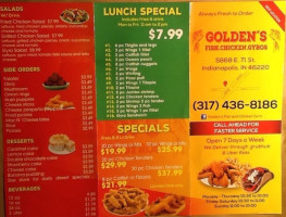 Golden’s Fish Chicken Llc food