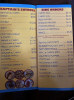 The Chippery menu