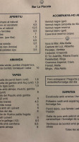La Placeta De Montgat menu