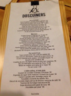 Dos Cuiners menu