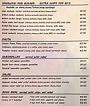 Cocorico Cafe menu