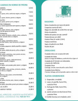 El Torreon Del Miguelete menu