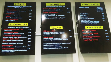 South Philly Experience menu