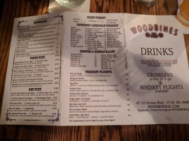 Woodbines Craft Kitchen menu