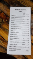 Furancho A Da Conda menu