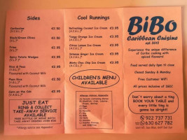 Bibo menu