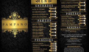 Pampano Restaurante -bar Me menu