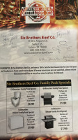 Six Brothers Beef Company menu