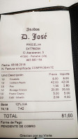 Asados Don Jose menu