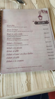 Ambrosía Restaurante Bar menu