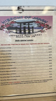 Hibachi Of Japan menu