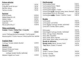 E-16 Taberna menu