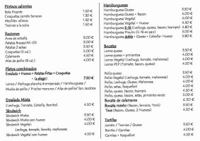 E-16 Taberna menu