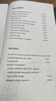 Vila De Muros menu