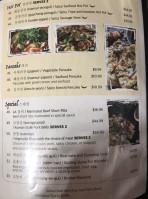Korean Garden menu
