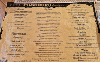 La Chica Del Pomodoro menu