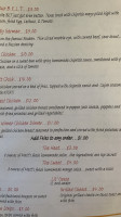 The Twisted Goose menu