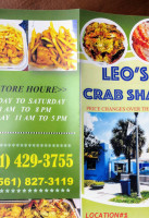 Leo's Crab Shack food